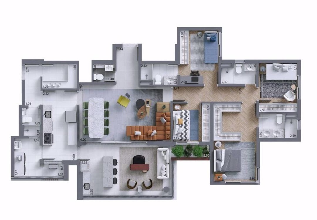Apartamento, 4 quartos, 150 m² - Foto 7