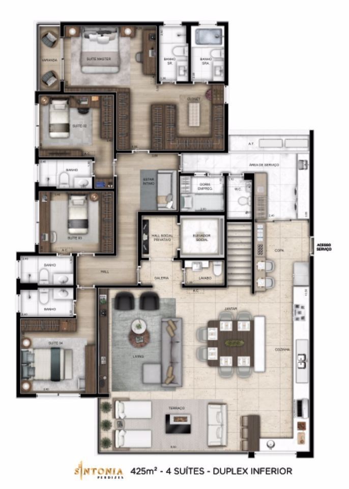 Apartamento, 2 quartos, 73 m² - Foto 1