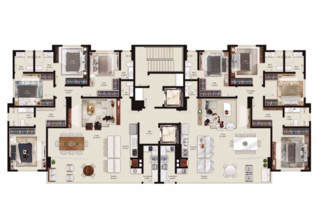 Apartamento, 3 quartos, 130 m² - Foto 2