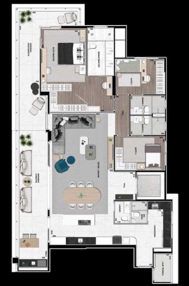 Apartamento, 3 quartos, 190 m² - Foto 39