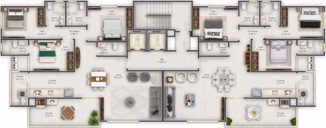 Apartamento, 3 quartos, 142 m² - Foto 3
