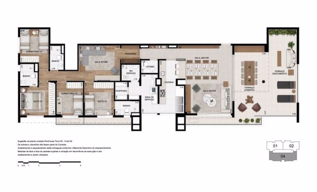 Apartamento, 3 quartos, 184 m² - Foto 6