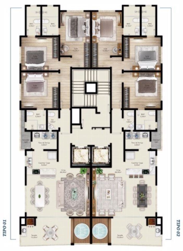 Apartamento, 3 quartos, 128 m² - Foto 22