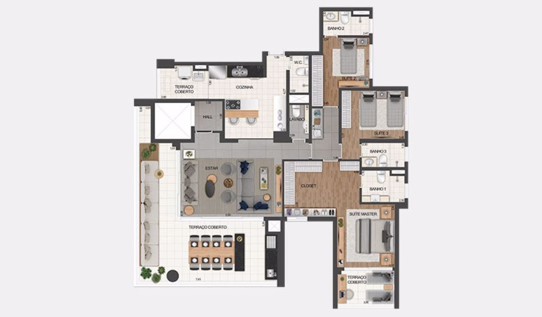 Apartamento, 4 quartos, 283 m² - Foto 11