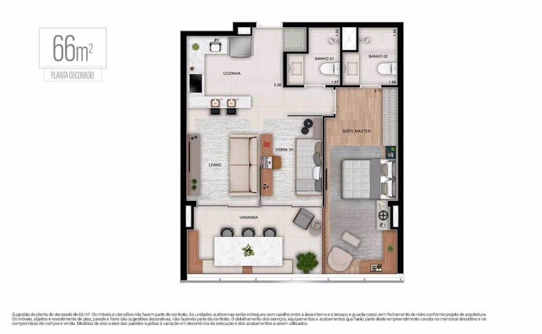 Apartamento, 3 quartos, 124 m² - Foto 6