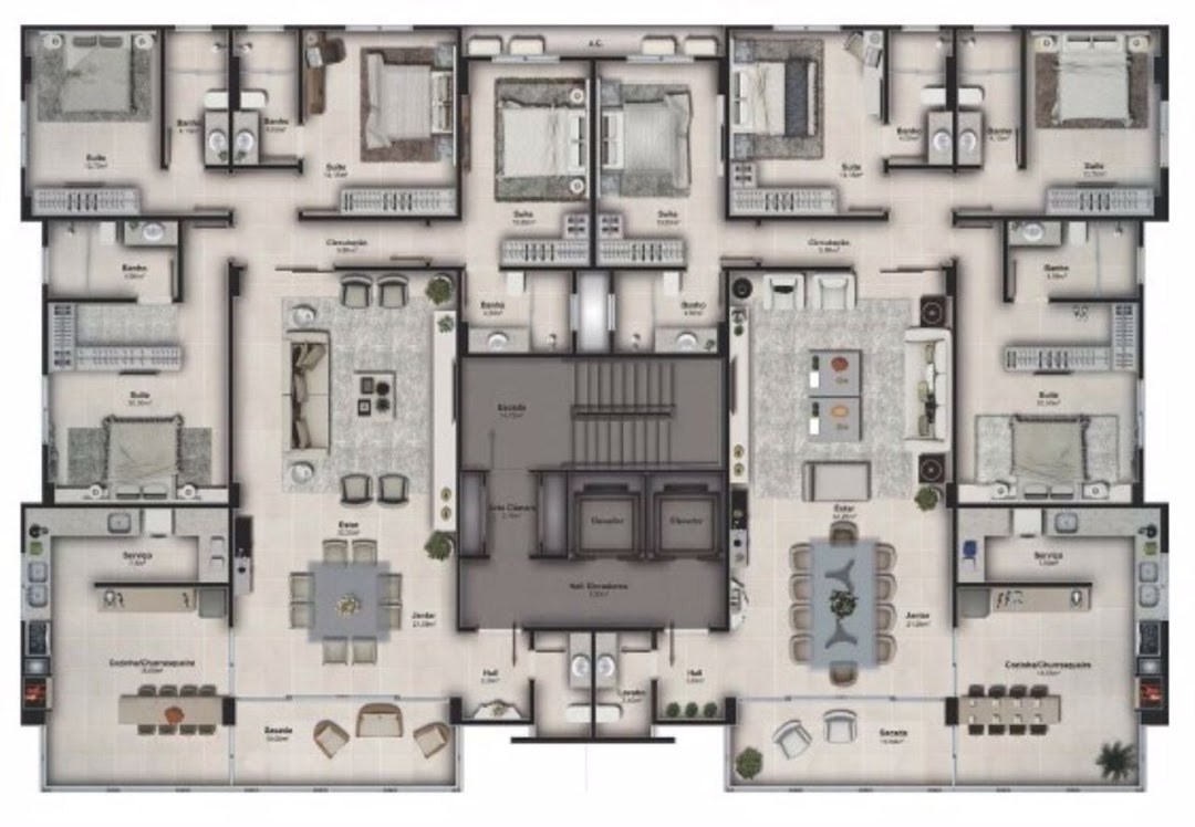 Apartamento, 4 quartos, 193 m² - Foto 14