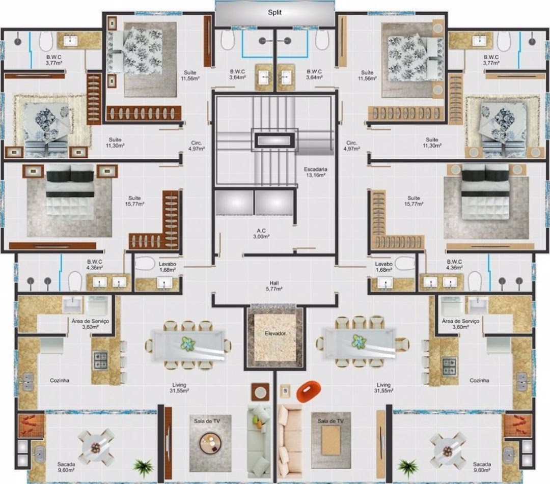Apartamento, 3 quartos, 114 m² - Foto 13