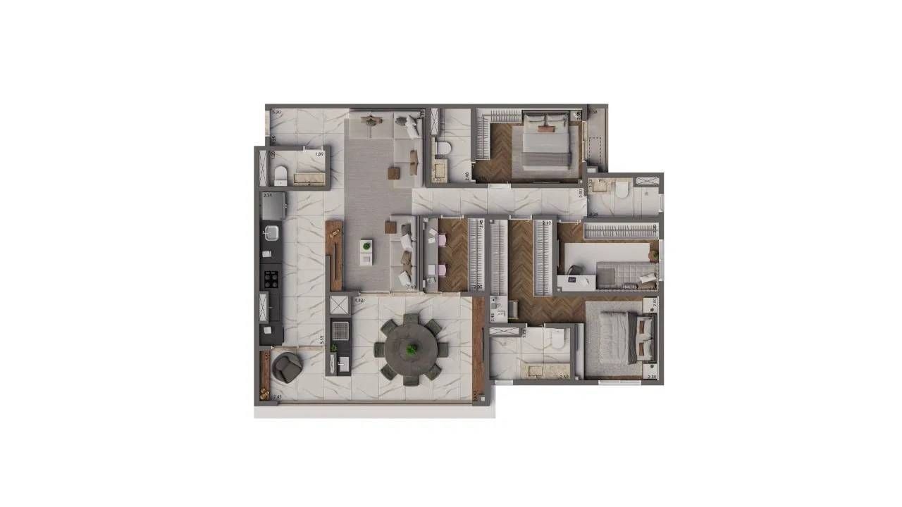 Apartamento, 3 quartos, 105 m² - Foto 8