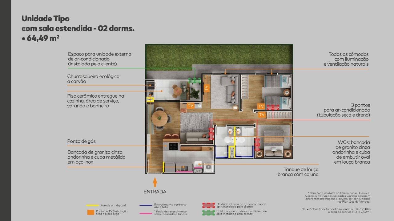 Apartamento, 3 quartos, 69 m² - Foto 13