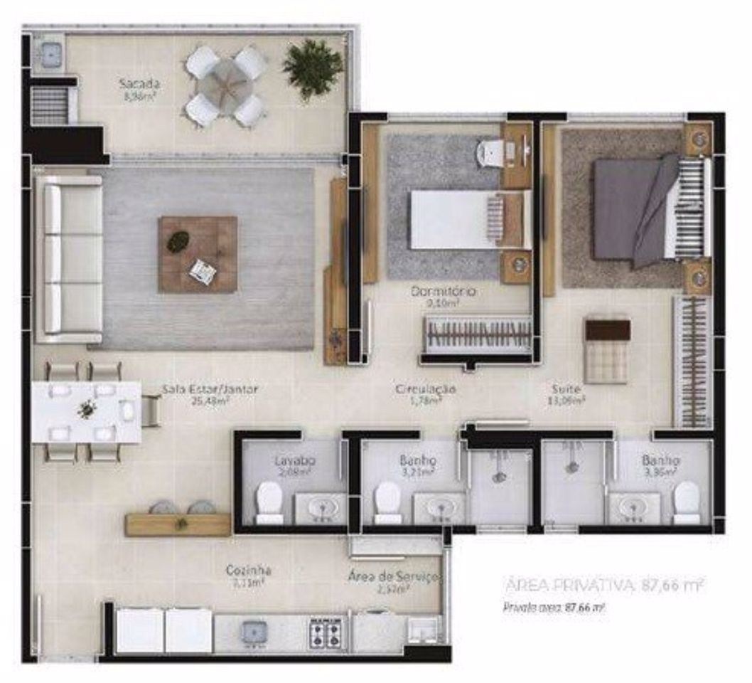Apartamento, 2 quartos, 87 m² - Foto 26