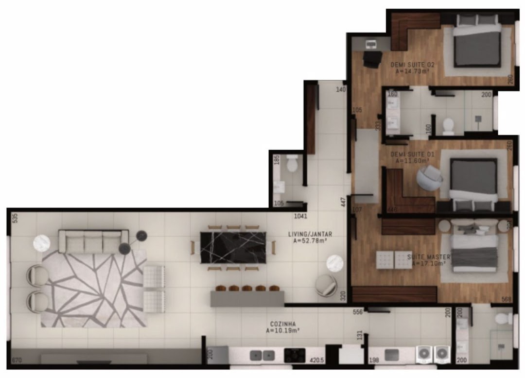 Apartamento, 3 quartos, 152 m² - Foto 16