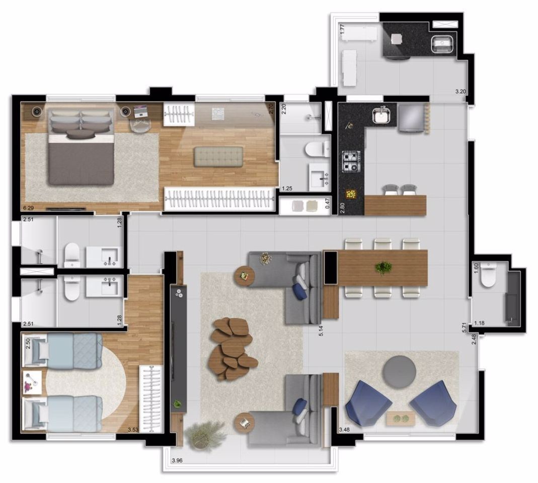 Apartamento, 3 quartos, 113 m² - Foto 8