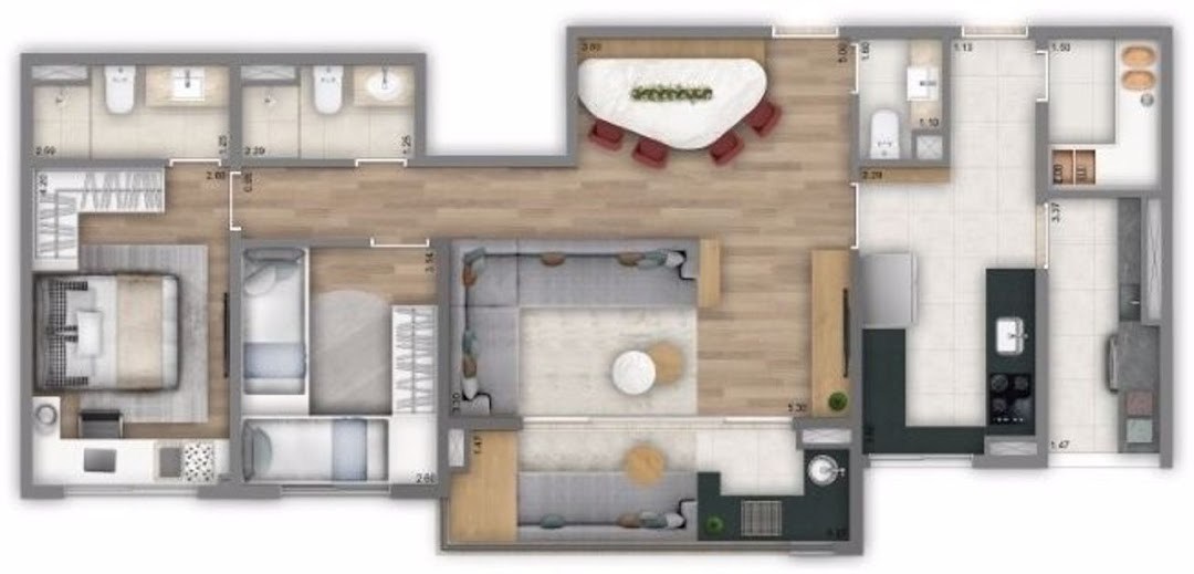 Apartamento, 3 quartos, 90 m² - Foto 8