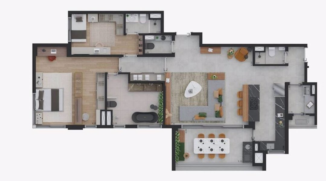 Apartamento, 3 quartos, 139 m² - Foto 7