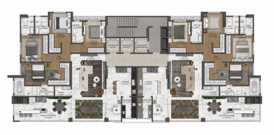 Apartamento, 4 quartos, 179 m² - Foto 27