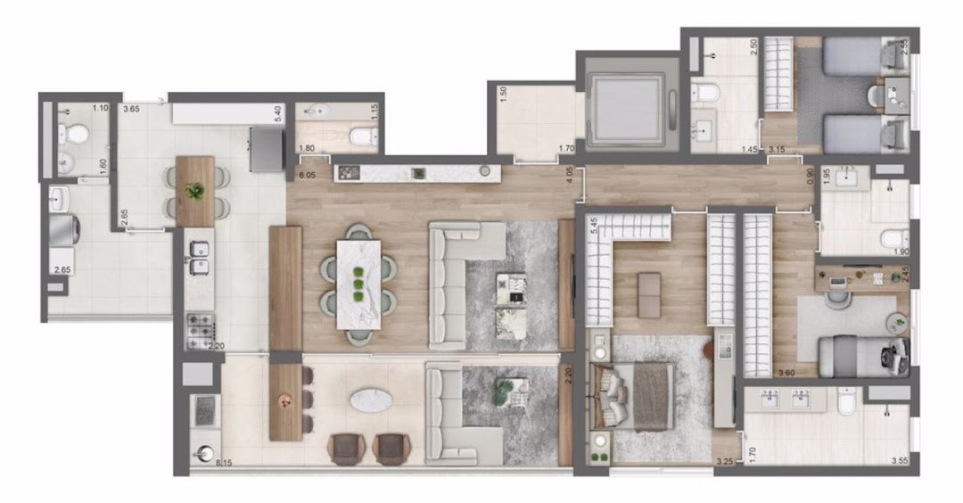 Apartamento, 3 quartos, 146 m² - Foto 19
