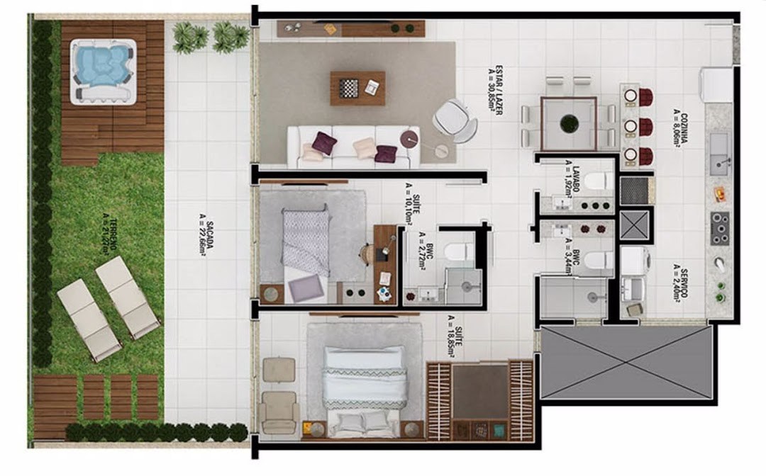 Cobertura, 4 quartos - Foto 40