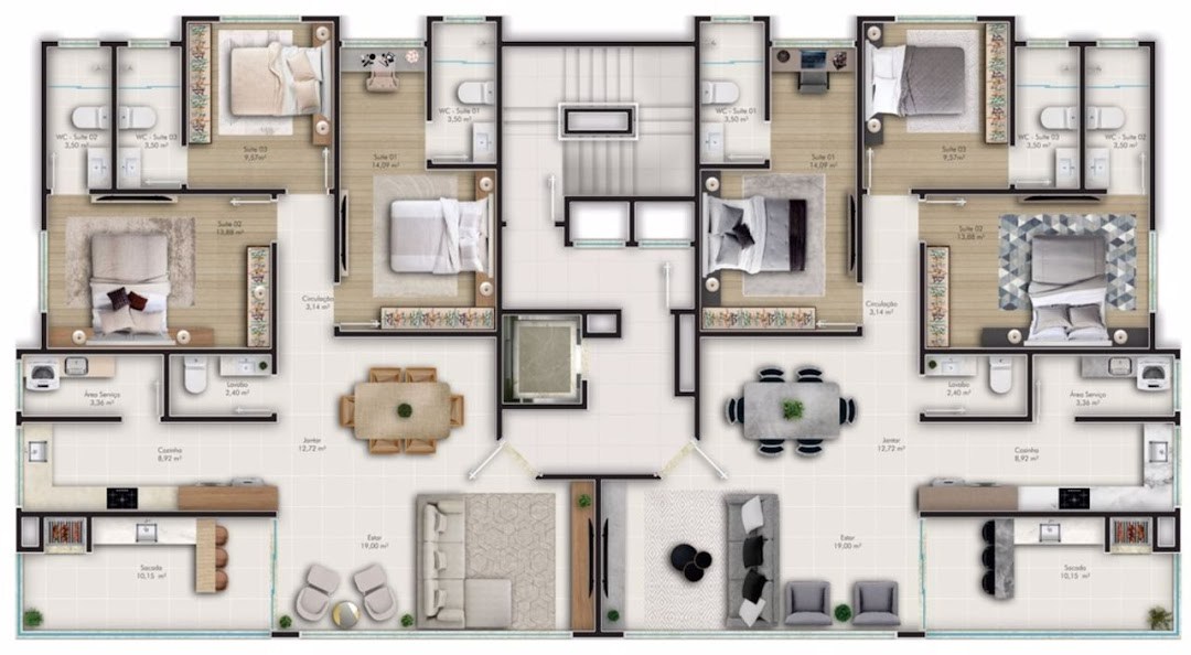 Apartamento, 3 quartos, 122 m² - Foto 7