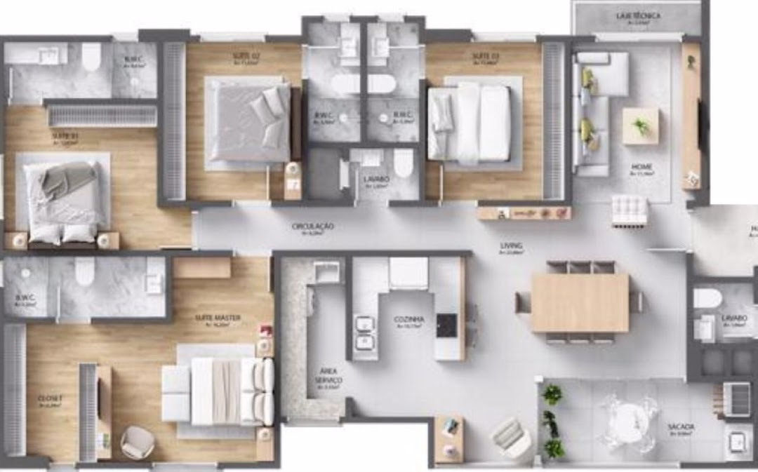 Apartamento, 4 quartos, 157 m² - Foto 5