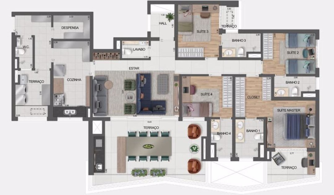 Apartamento, 4 quartos, 144 m² - Foto 30