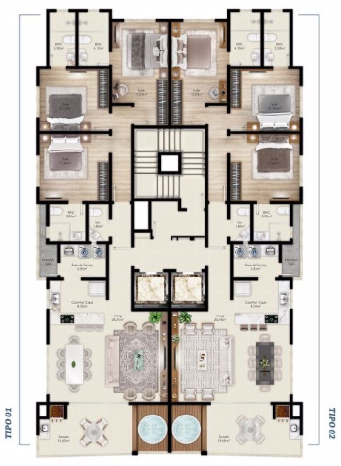 Apartamento, 3 quartos, 128 m² - Foto 4