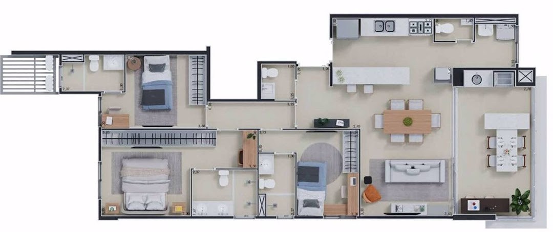 Apartamento, 3 quartos, 111 m² - Foto 11