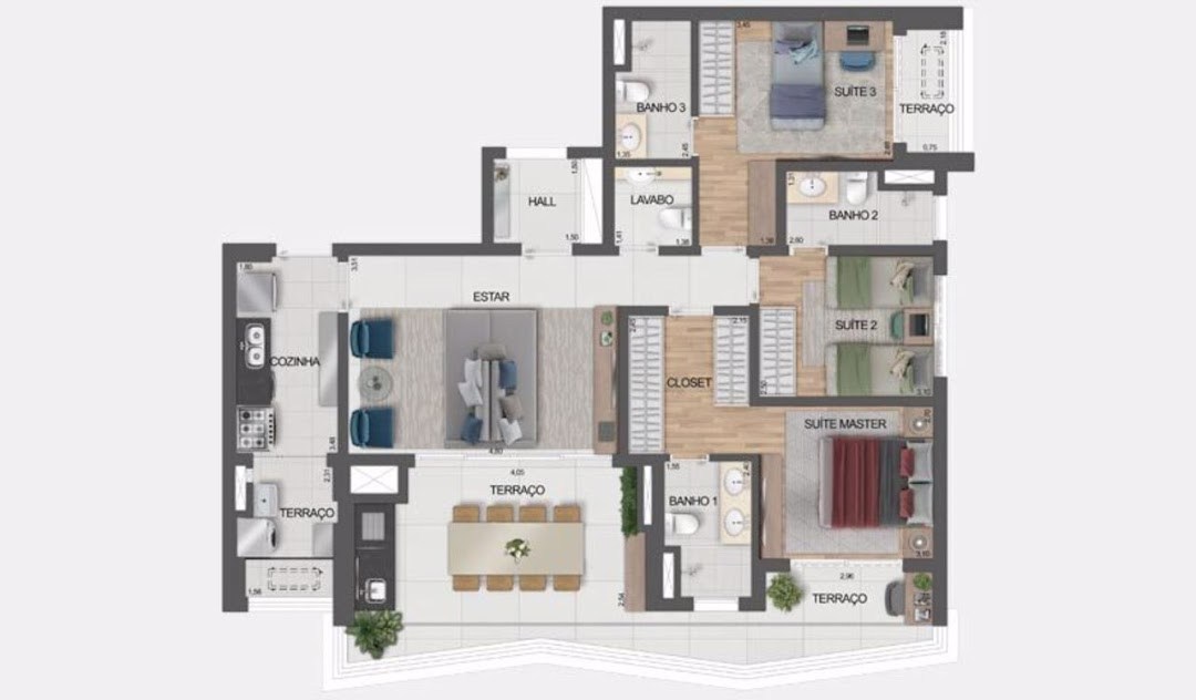 Apartamento, 4 quartos, 144 m² - Foto 24
