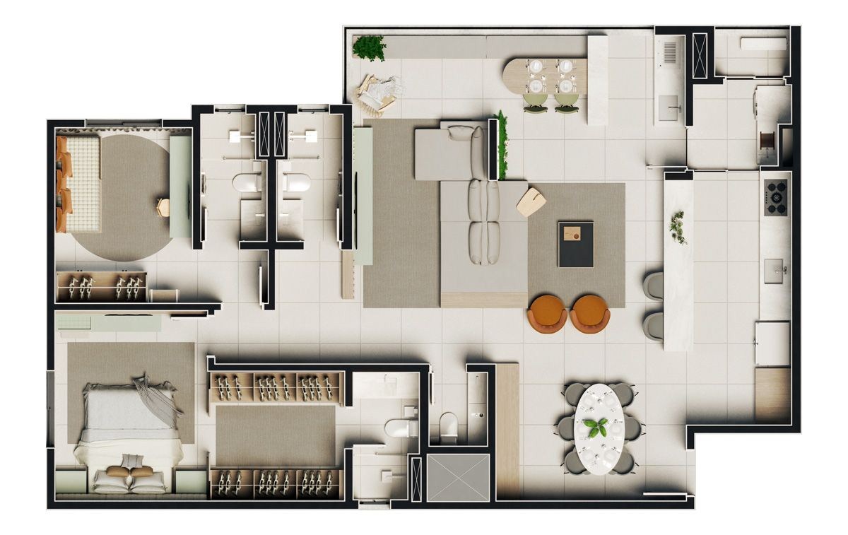 Apartamento, 3 quartos, 92 m² - Foto 8