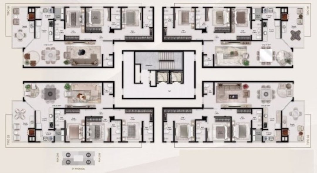 Apartamento, 3 quartos, 131 m² - Foto 12