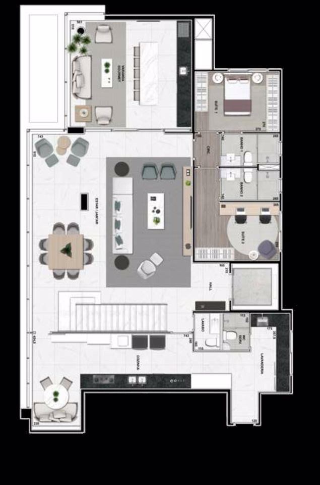 Apartamento, 3 quartos, 190 m² - Foto 9