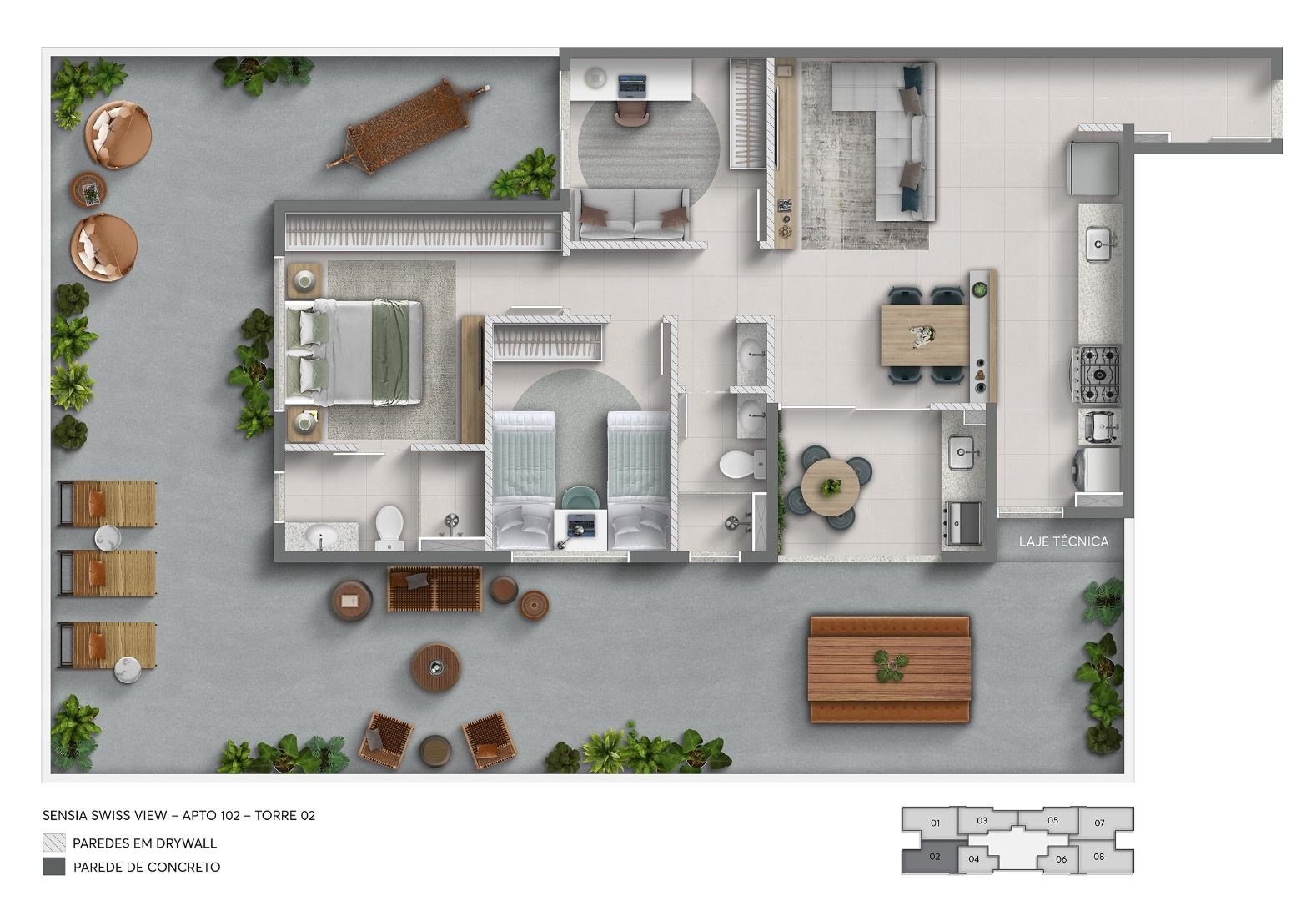 Apartamento, 2 quartos, 60 m² - Foto 29