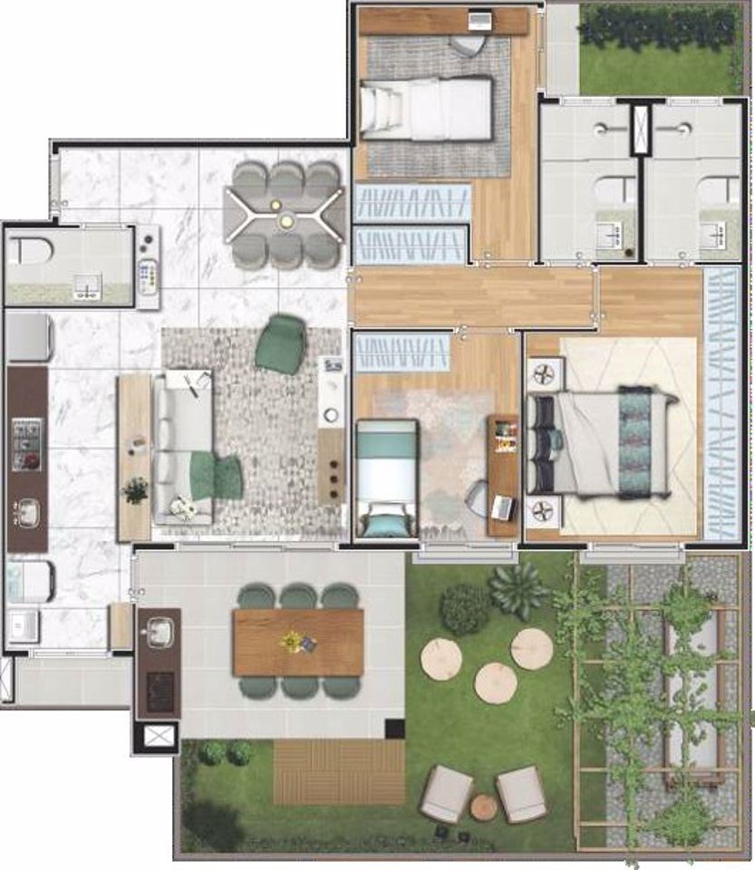 Apartamento, 3 quartos, 91 m² - Foto 5