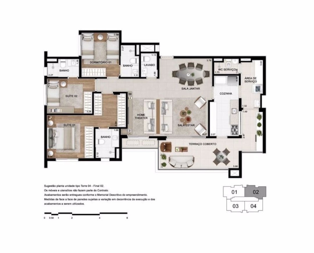 Apartamento, 3 quartos, 184 m² - Foto 37