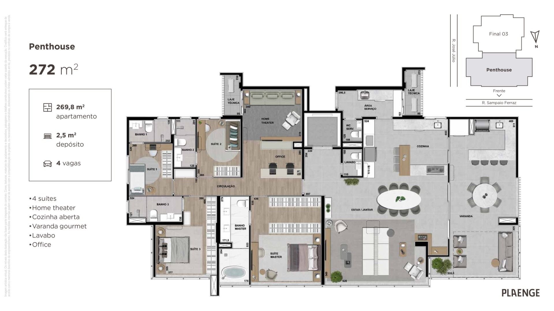 Apartamento, 3 quartos, 133 m² - Foto 30
