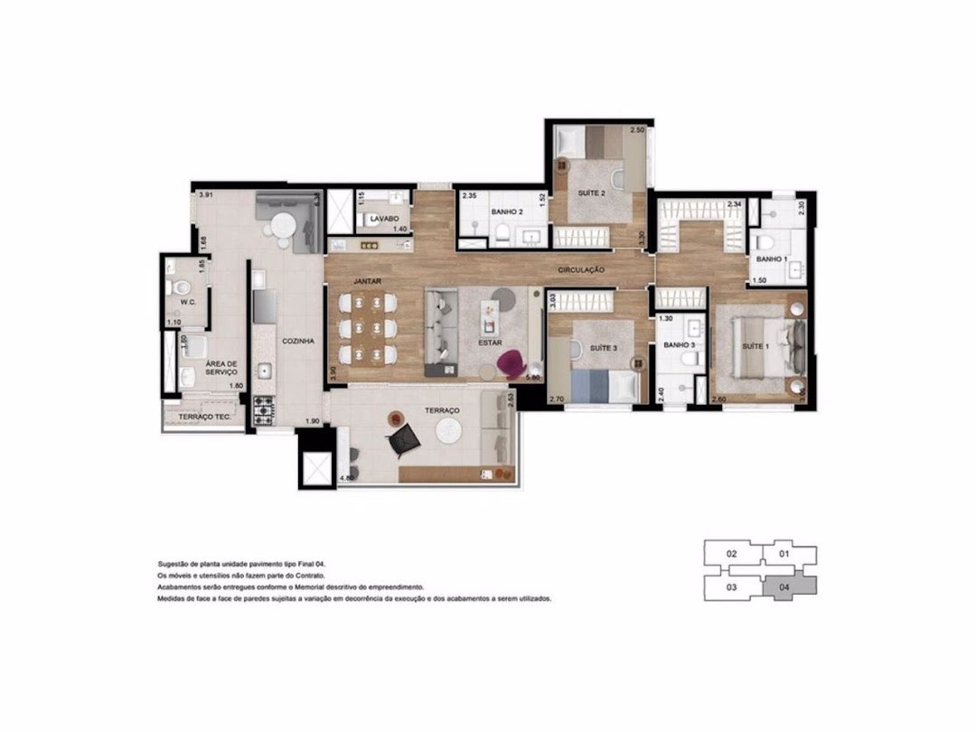 Apartamento, 4 quartos, 125 m² - Foto 20