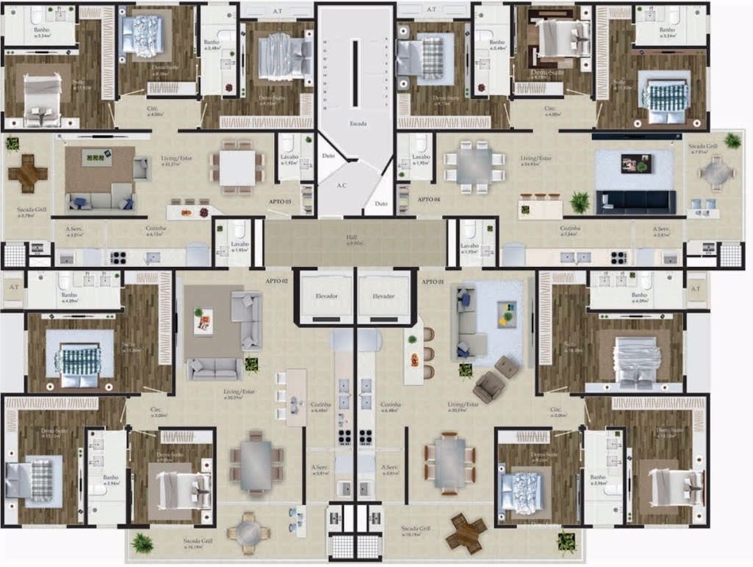 Apartamento, 3 quartos, 98 m² - Foto 10