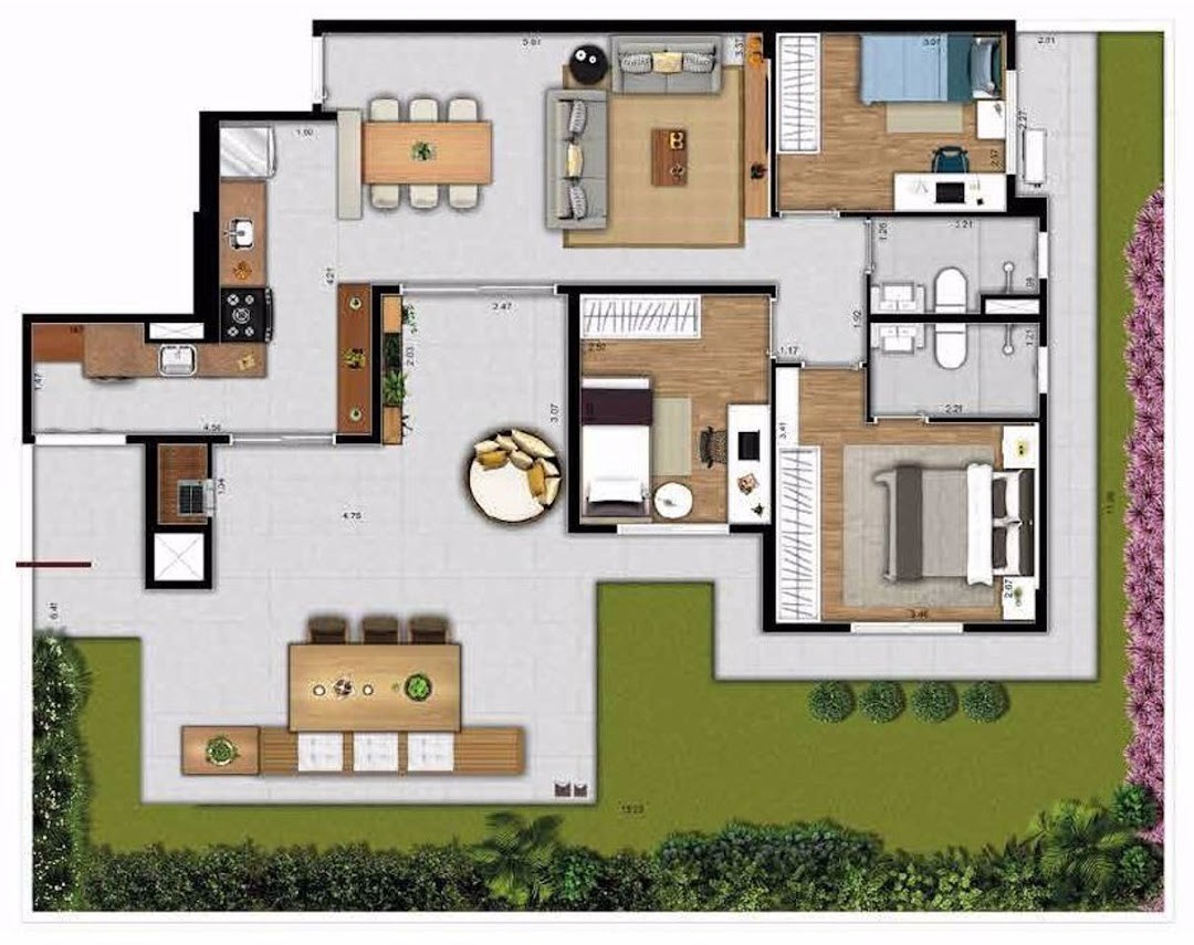 Apartamento, 3 quartos, 178 m² - Foto 7