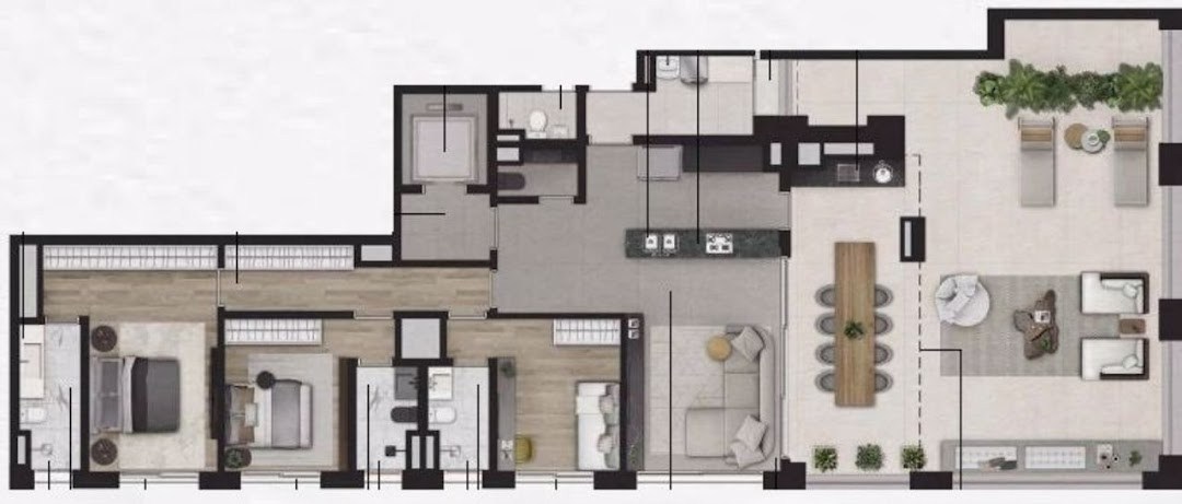 Apartamento, 2 quartos, 135 m² - Foto 13