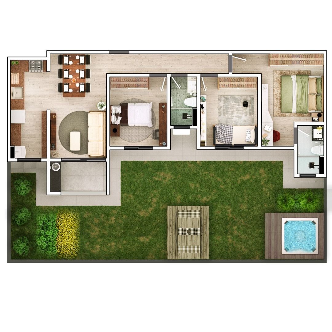 Apartamento, 3 quartos, 62 m² - Foto 10