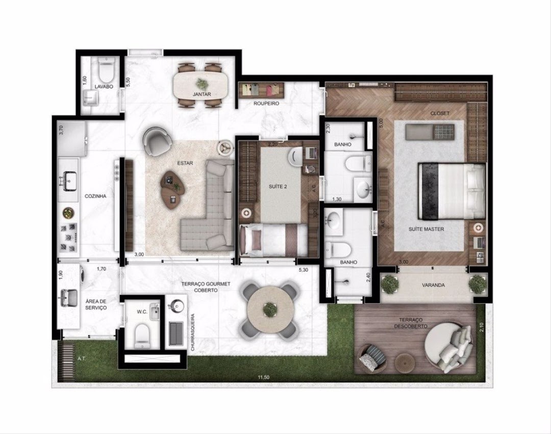 Apartamento, 3 quartos, 118 m² - Foto 23