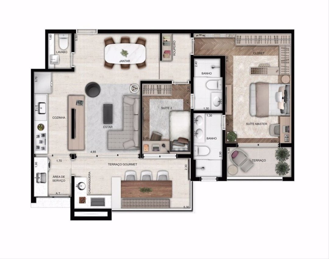 Apartamento, 3 quartos, 118 m² - Foto 20