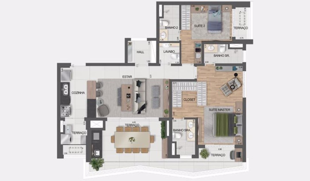 Apartamento, 4 quartos, 144 m² - Foto 36