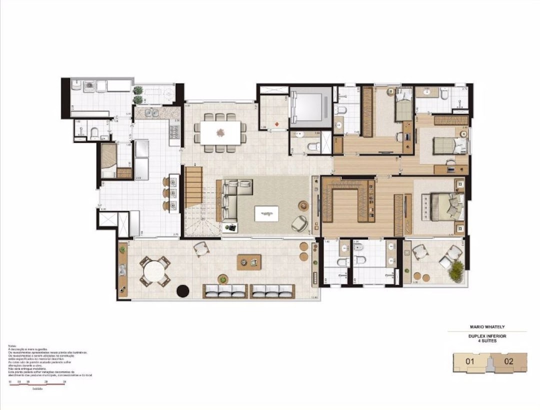 Apartamento, 4 quartos, 235 m² - Foto 5