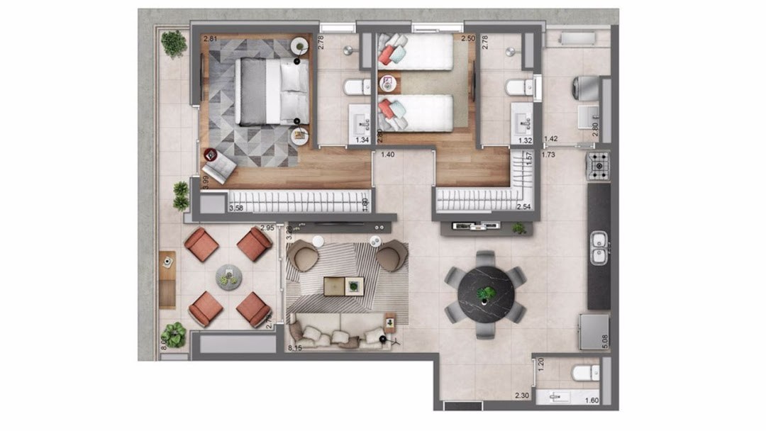 Apartamento, 3 quartos, 175 m² - Foto 8