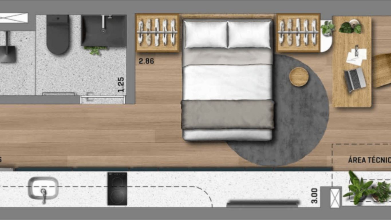 Apartamento, 1 quarto - Foto 10