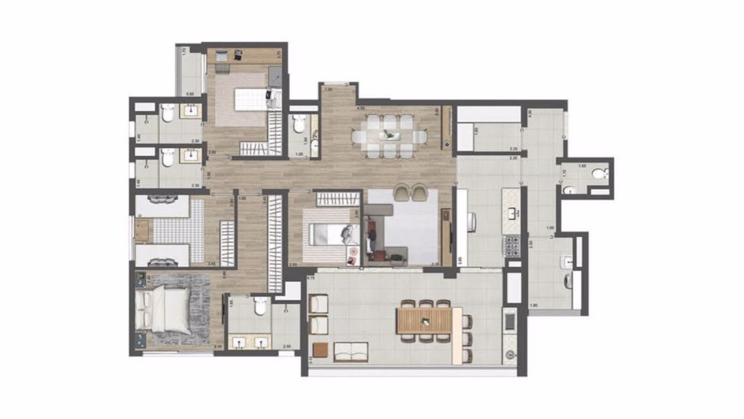 Apartamento, 3 quartos, 115 m² - Foto 3