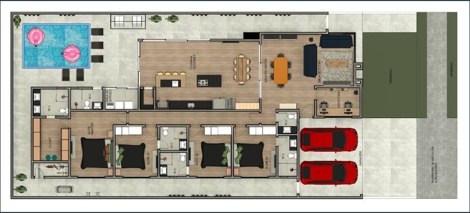 Casa, 4 quartos - Foto 3