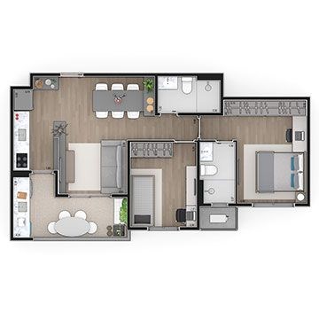 Apartamento, 2 quartos, 61 m² - Foto 23