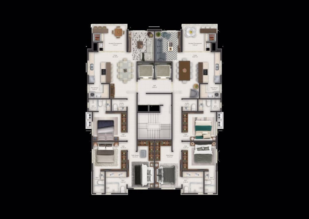 Apartamento, 3 quartos, 166 m² - Foto 2