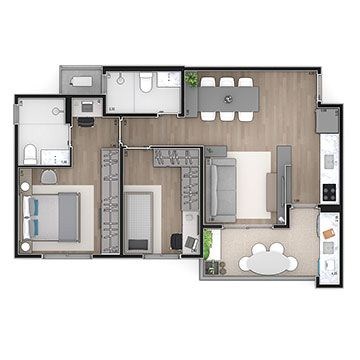 Apartamento, 2 quartos, 61 m² - Foto 20